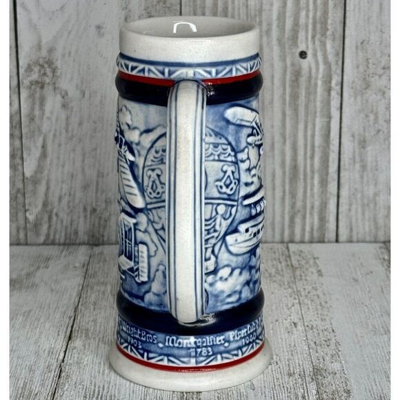 Vintage 1982 Avon Airplane Classics Mini Stein Tankard Ceramarte Brazil #80802 - Picture 4 of 7